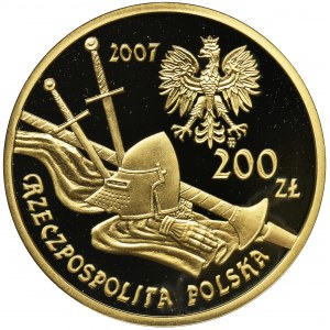 200 złotych 2007 Rycerz ciężkozbrojny XV wiek