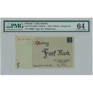 5 Mark 1940 - orange serial number - PMG 64