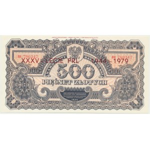 500 złotych 1944 ...owe - BH 780347 - emisja pamiątkowa - XXXV LECIE PRL