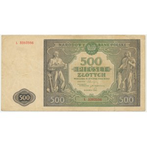 500 złotych 1946 - L -
