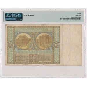 50 złotych 1925 - Ser.AG. - PMG 15 NET - RZADKI