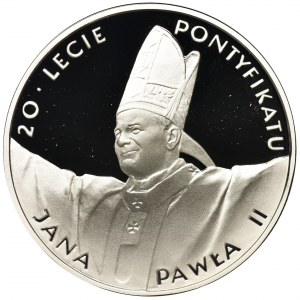 10 złotych 1998 20-lecie pontyfikatu Jana Pawła II