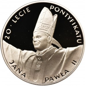 10 złotych 1998 20-lecie pontyfikatu Jana Pawła II