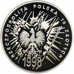 10 złotych 1998 80. rocznica odzyskania niepodległości