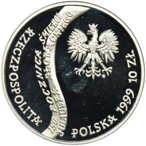 10 złotych 1999 150. Rocznica śmierci Juliusza Słowackiego