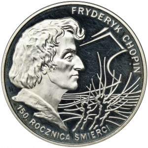 10 złotych 1999 150. Rocznica śmierci Fryderyka Chopina