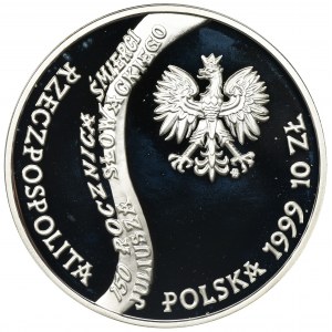 10 złotych 1999 150. Rocznica śmierci Juliusza Słowackiego