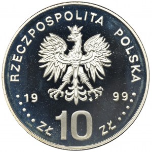 10 złotych 1999 Władysław IV Waza - półpostać