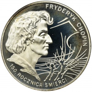 10 złotych 1999 150. Rocznica śmierci Fryderyka Chopina