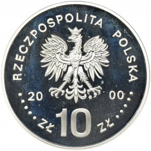 10 złotych 2000 Jan II Kazimierz - półpostać