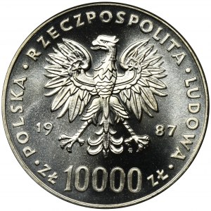 10.000 złotych 1987 Jan Paweł II