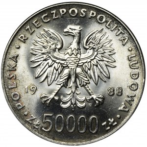 50.000 złotych 1988 Piłsudski