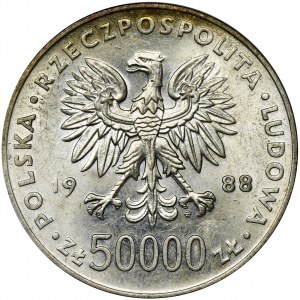 50.000 złotych 1988 Piłsudski