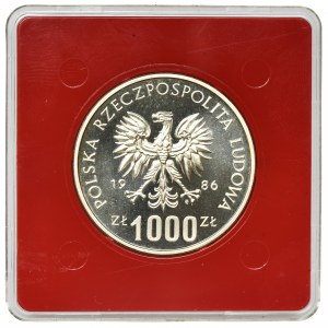 PRÓBA, 1.000 złotych 1986 Narodowy czyn pomocy szkole