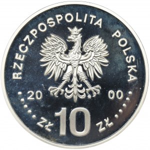 10 złotych 2000 Jan II Kazimierz - popiersie