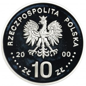 10 złotych 2000 Jan II Kazimierz - popiersie