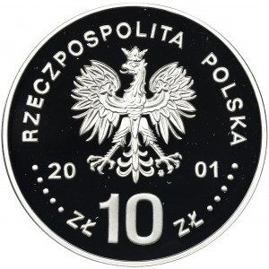 10 złotych 2001 Jan III Sobieski - półpostać