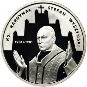10 złotych 2001 ks.kardynał Stefan Wyszyński