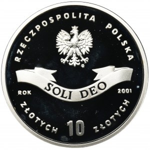 10 złotych 2001 ks.kardynał Stefan Wyszyński