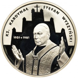 10 złotych 2001 ks.kardynał Stefan Wyszyński