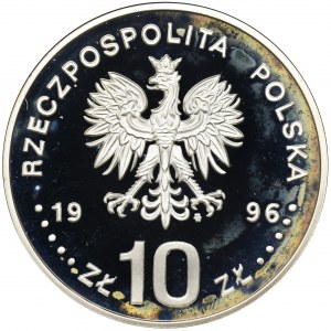 10 złotych 1996 Zygmunt II August - popiersie