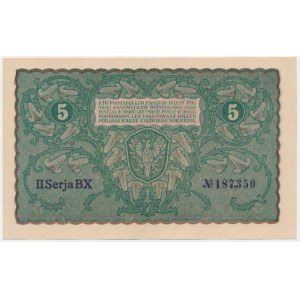 5 marek 1919 - II Serja BX -