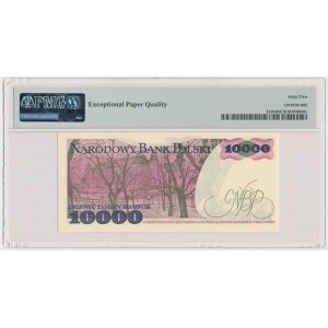 10.000 złotych 1988 - W - PMG 65 EPQ - pierwsza seria rocznika