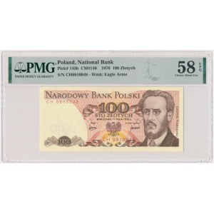 100 złotych 1976 - CH - PMG 58 EPQ