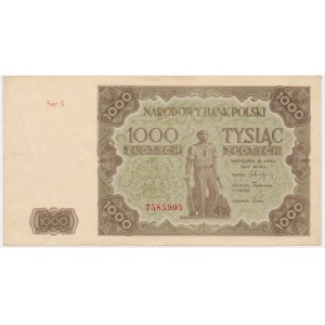 1.000 złotych 1947 - G -