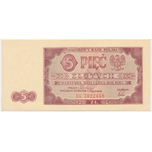 5 złotych 1948 - BK -