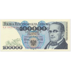 100.000 złotych 1990 - AA -