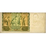 50 złotych 1936 - awers bez głównego druku -
