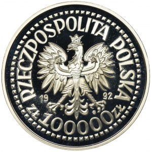 100.000 złotych 1992 Wojciech Korfanty