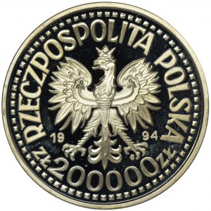 200.000 złotych 1994 75 lat Związku Inwalidów Wojennych RP