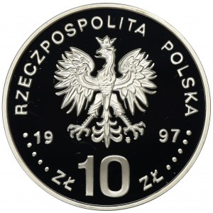 10 złotych 1997 Stefan Batory, Półpostać - RZADKIE