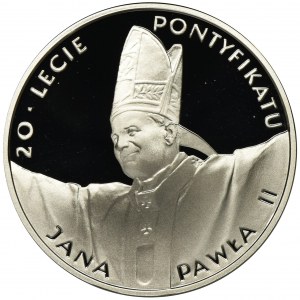 10 złotych 1998 20-lecie pontyfikatu Jana Pawła II