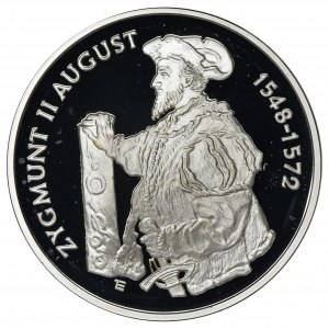 10 złotych 1996 Zygmunt II August, Półpostać - RZADKIE