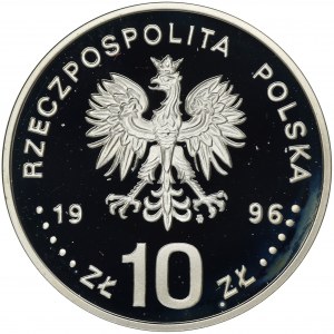 10 złotych 1996 Zygmunt II August - popiersie