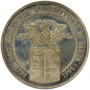 200.000 złotych 1991 200. rocznica Konstytucji 3 Maja 1791-1991