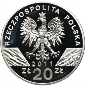 20 złotych 2011 Borsuk