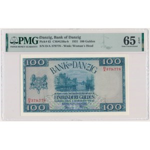 Danzig, 100 Gulden 1931 D/A - PMG 65 EPQ - RARE