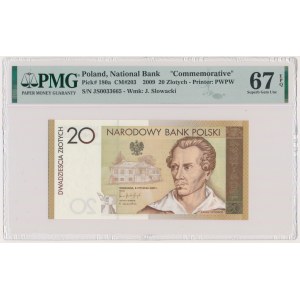 20 złotych 2009 - Juliusz Słowacki - PMG 67 EPQ