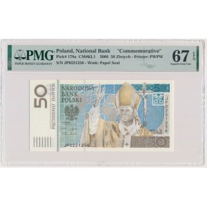 50 złotych 2006 - Jan Paweł II - PMG 67 EPQ