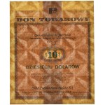Pewex, 10 dolarów 1960 - Cf - z klauzulą - PMG 55 EPQ