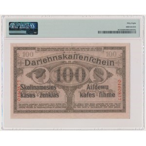 Kowno, 100 marek 1918 - PMG 58 - solidna nota