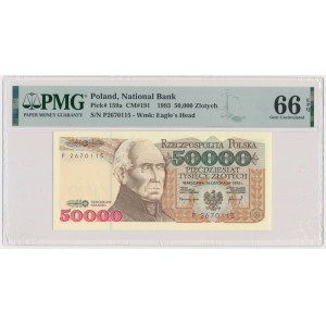 50.000 złotych 1993 - P - PMG 66 EPQ