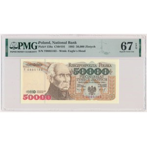 50.000 złotych 1993 - T - PMG 67 EPQ