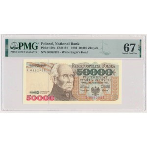 50.000 złotych 1993 - S - PMG 67 EPQ