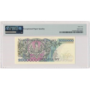 2 miliony złotych 1992 - A - Konstytucyjy - PMG 65 EPQ