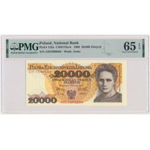 20.000 złotych 1989 - AM - PMG 65 EPQ